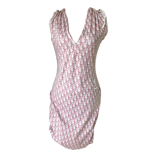 Vintage Christian Dior Trotter Monogram Slip Dress