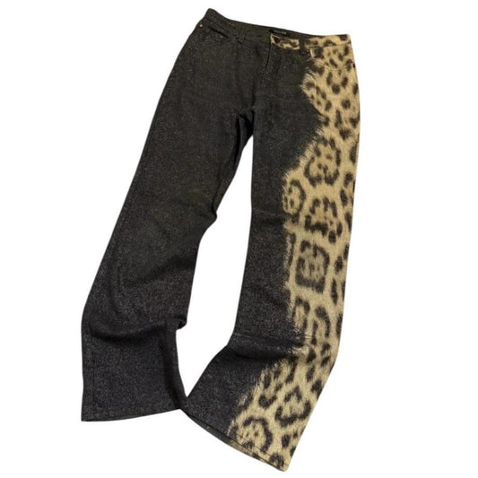 Vintage Roberto Cavalli Cheetah Print Trousers