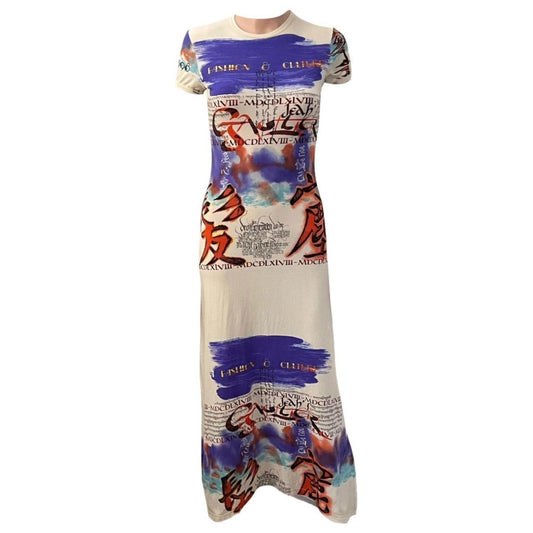 Vintage Jean Paul Gaultier 1996/97 'Fashion & Culture' Maxi Dress